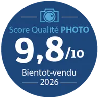 Score qualité photo 9,8/10 – Bientôt-vendu 2026